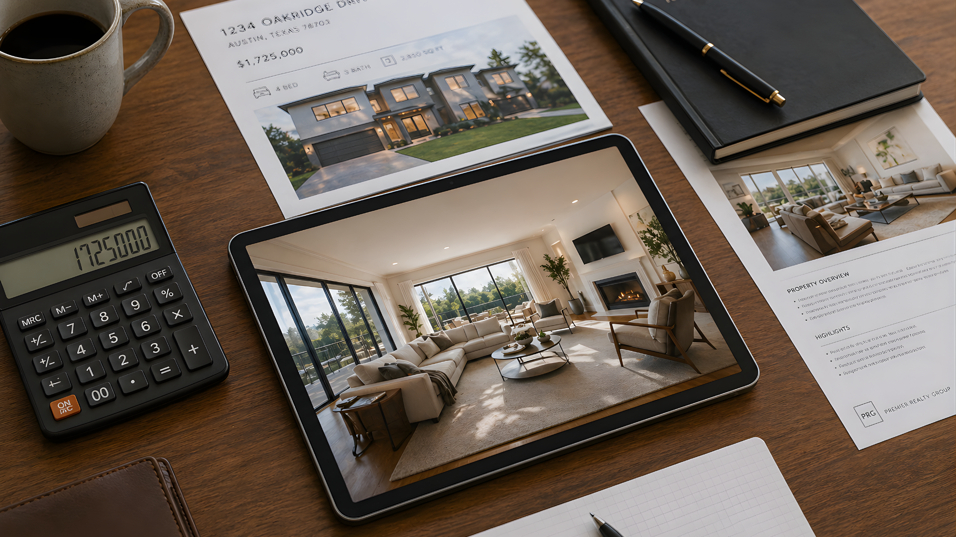 Virtual staging cost planning for a real estate listing using AI room images