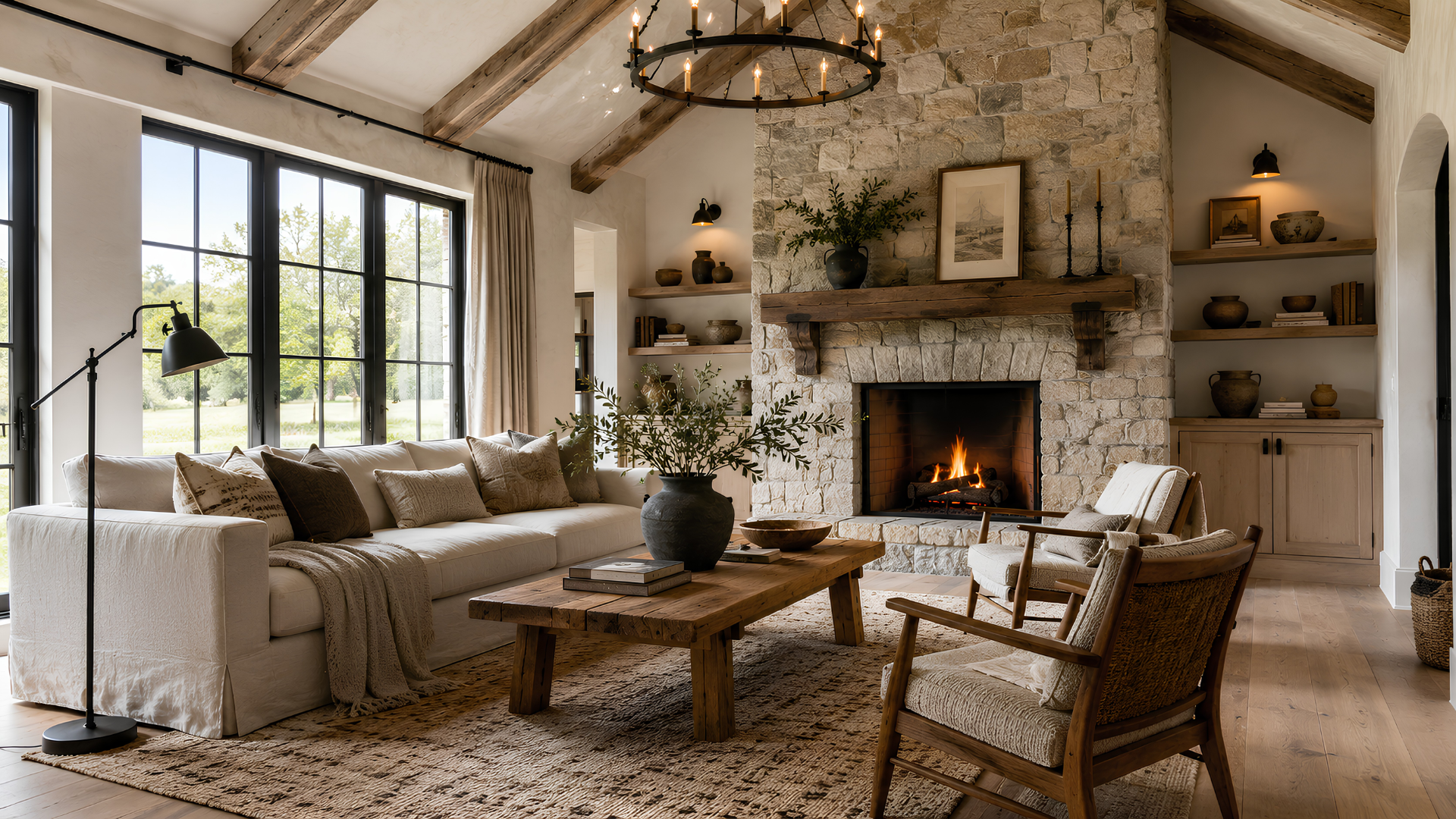 Farmhouse style living room