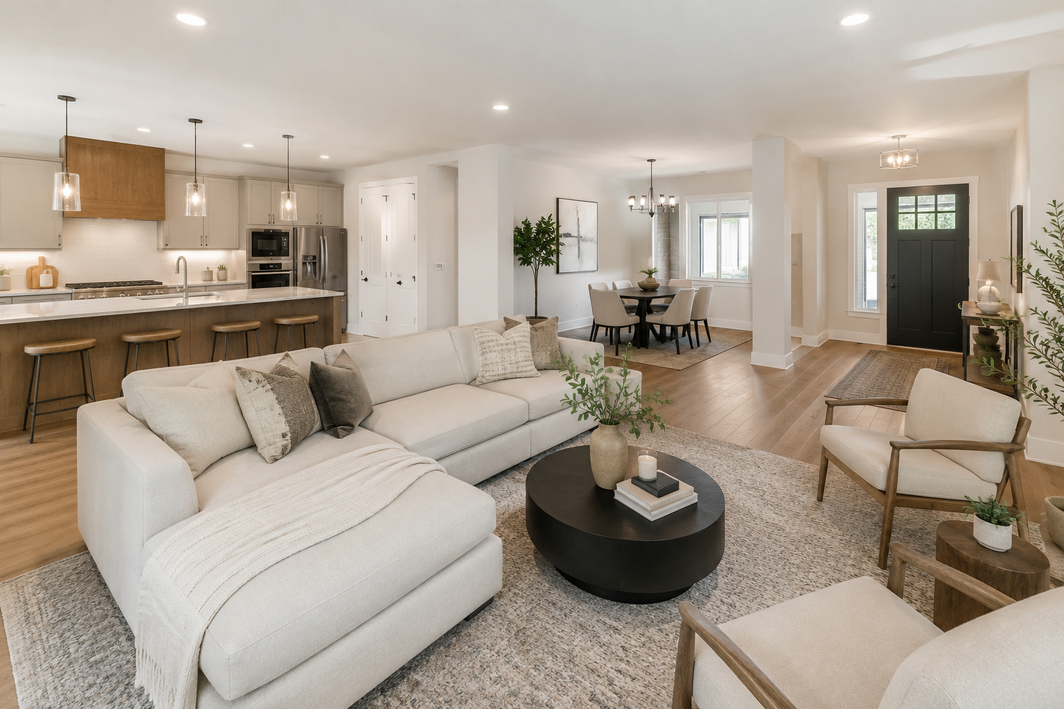 AI virtual staging result reviewed for listing quality