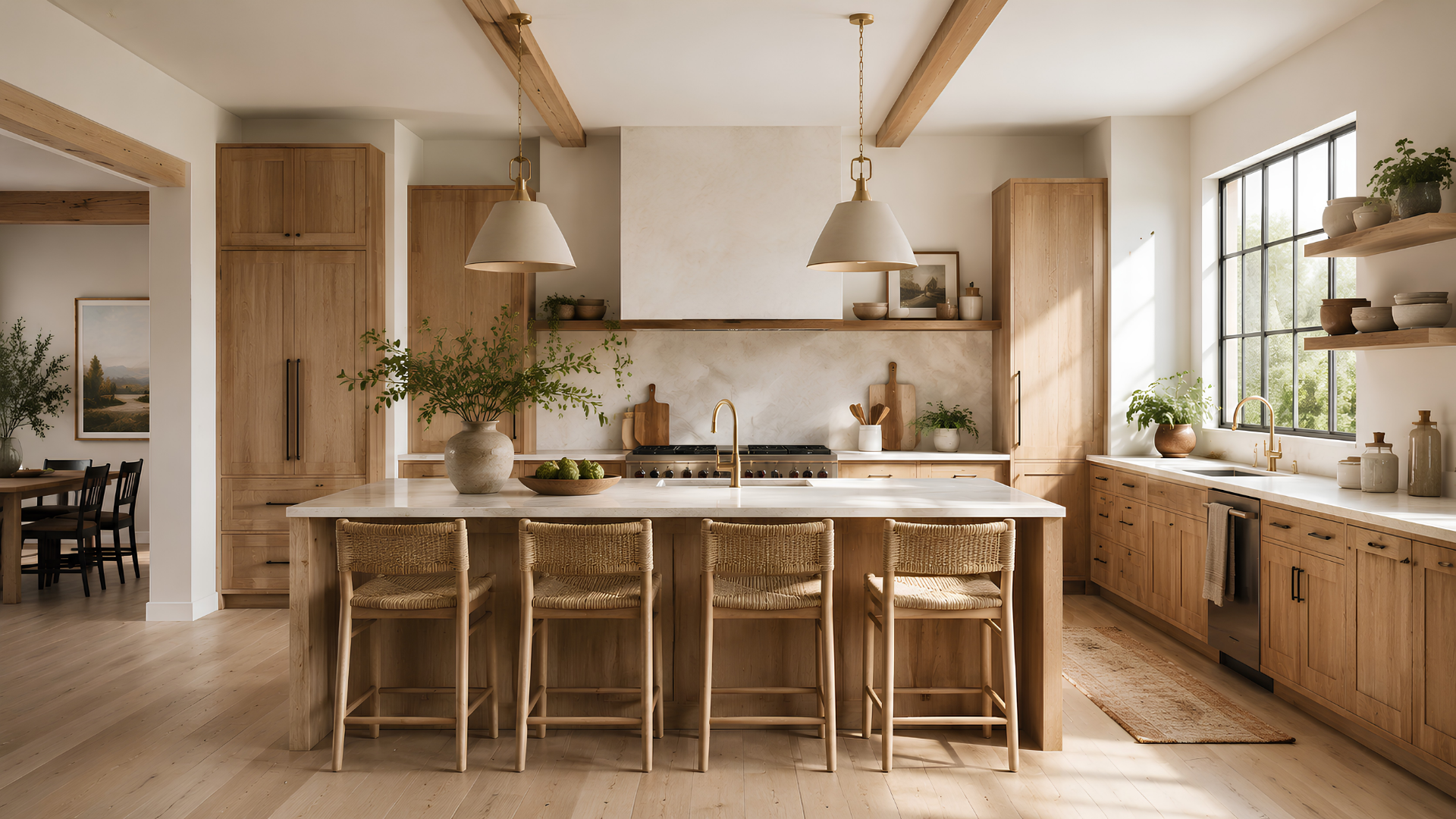 Modern rustic kitchen direction
